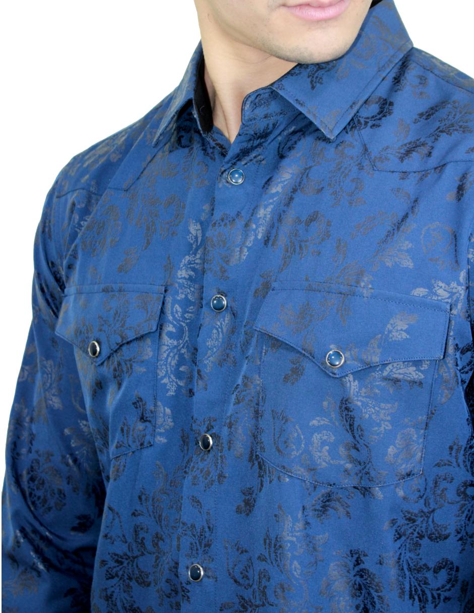 Camisa para Hombre Marca PAVINI LS022003-05 BLUE