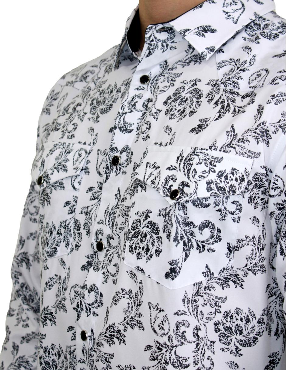 Camisa para Hombre Marca PAVINI LS022003-06 WHITE