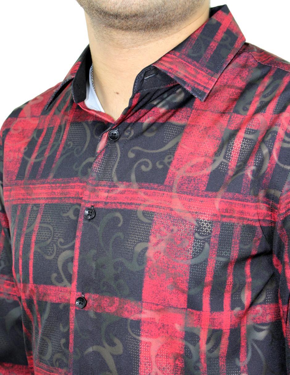 Camisa para Hombre Marca PAVINI LS022-004-12 BLACK