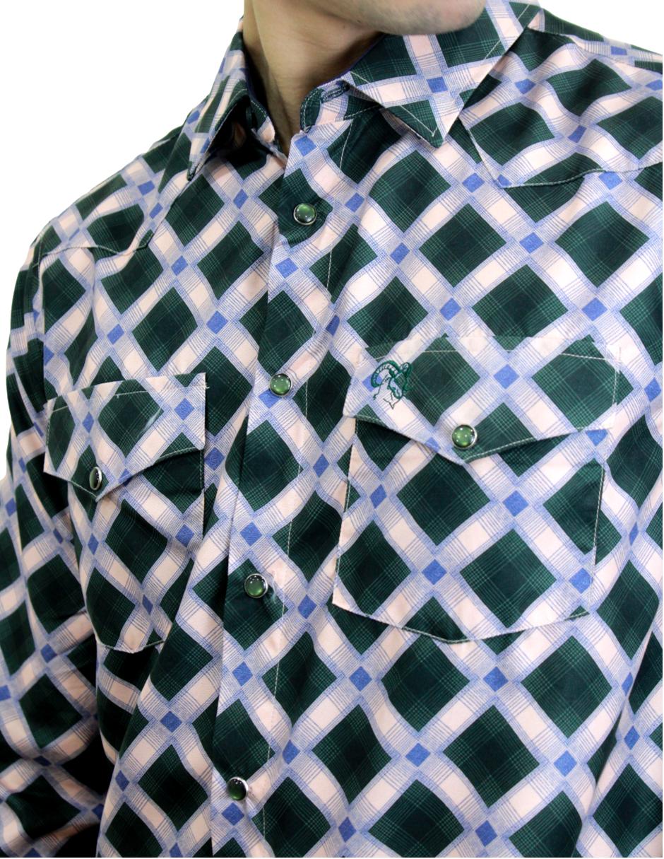 Camisa para Hombre Marca PAVINI LS022007-05 GREEN