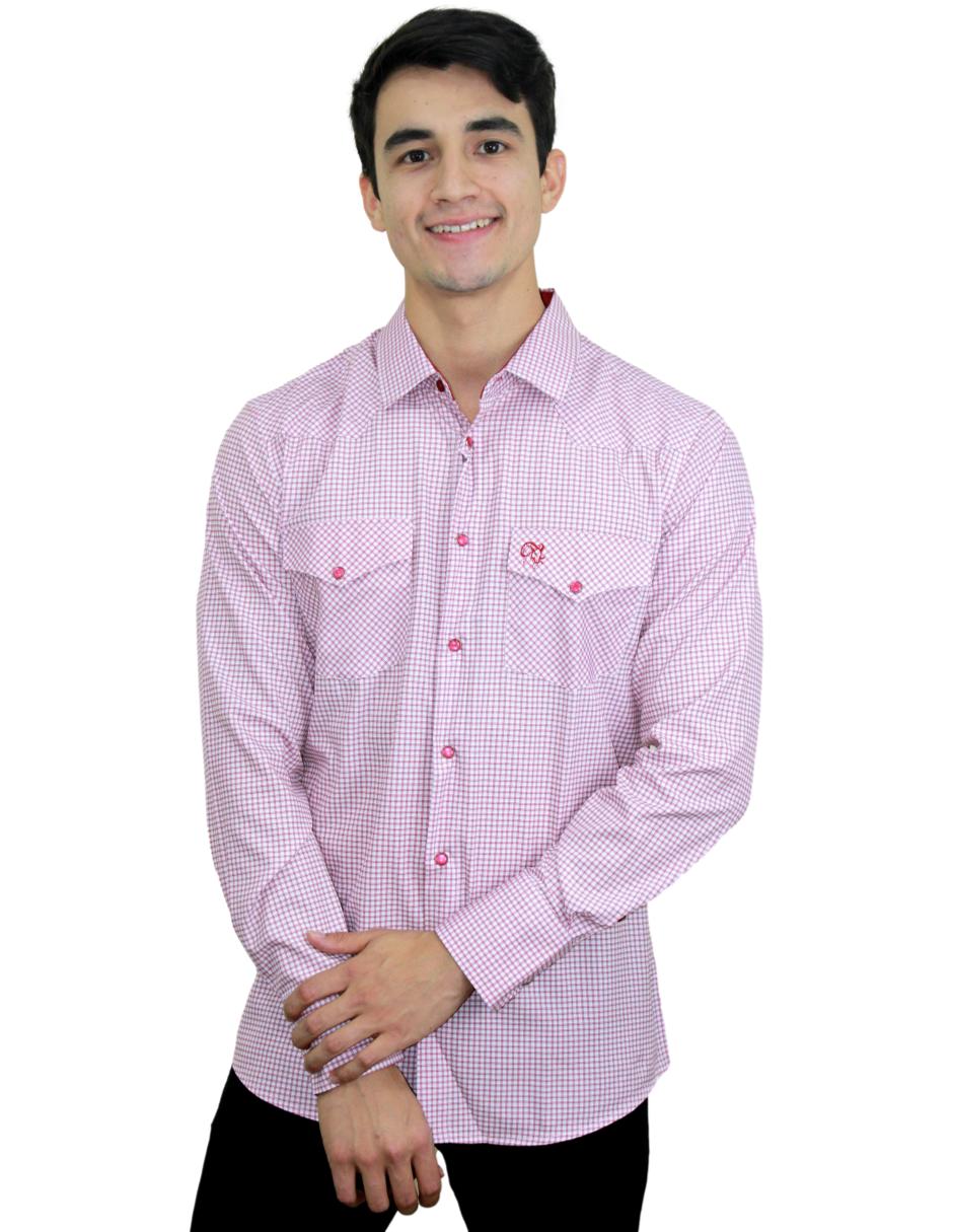 Camisa para Hombre Marca PAVINI LS022007-22 PINK