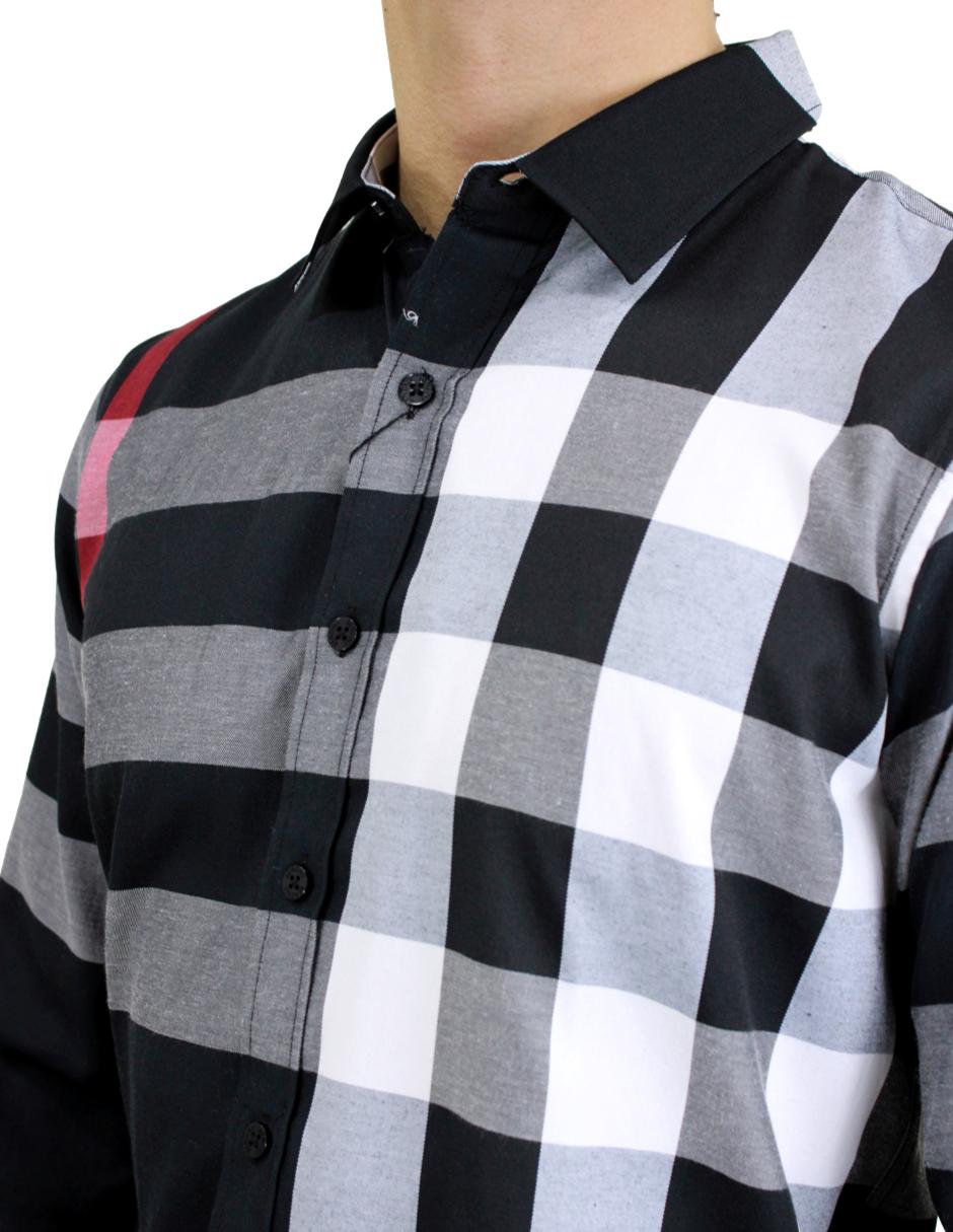 Camisa para Hombre marca BENZINY LS5052 BLACK