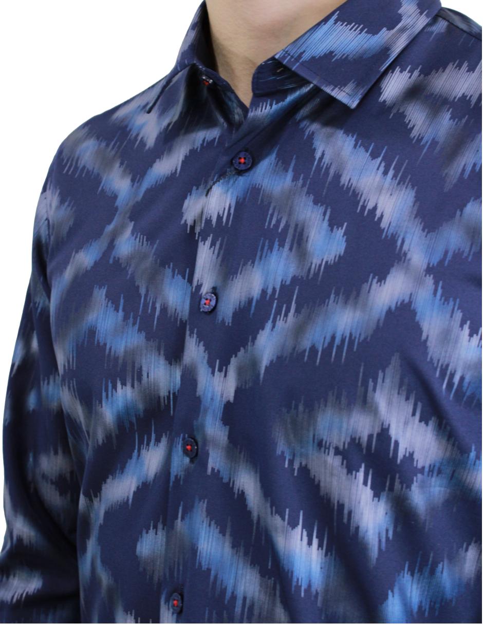 Camisa para Hombre marca Benziny LS5061-NAVY