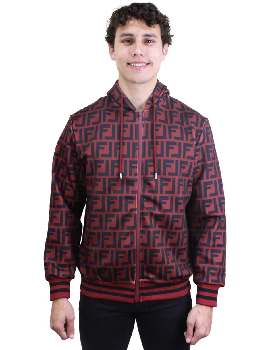 Sudadera para Hombre marca Moderno MJHD-2201 BURGUNDY