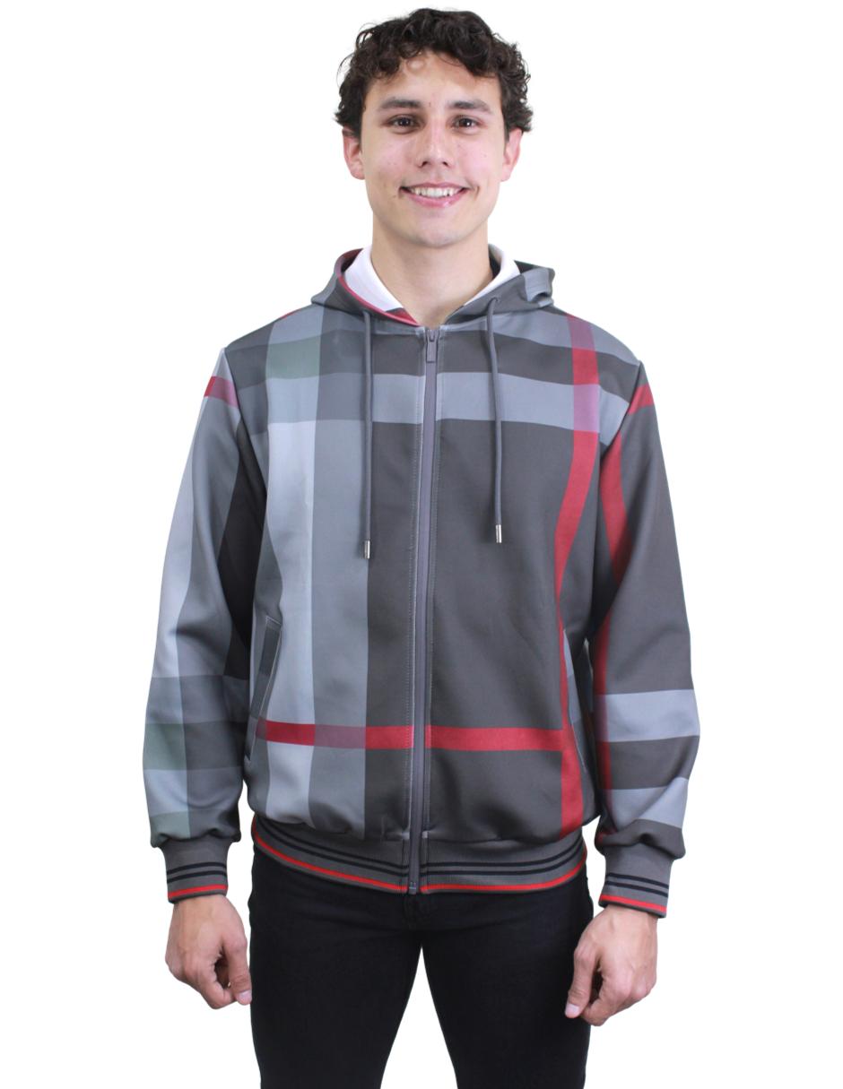 Sudadera para Hombre marca Moderno MJHD-2205 CHARCOAL