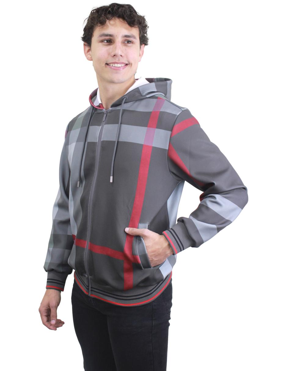 Sudadera para Hombre marca Moderno MJHD-2205 CHARCOAL