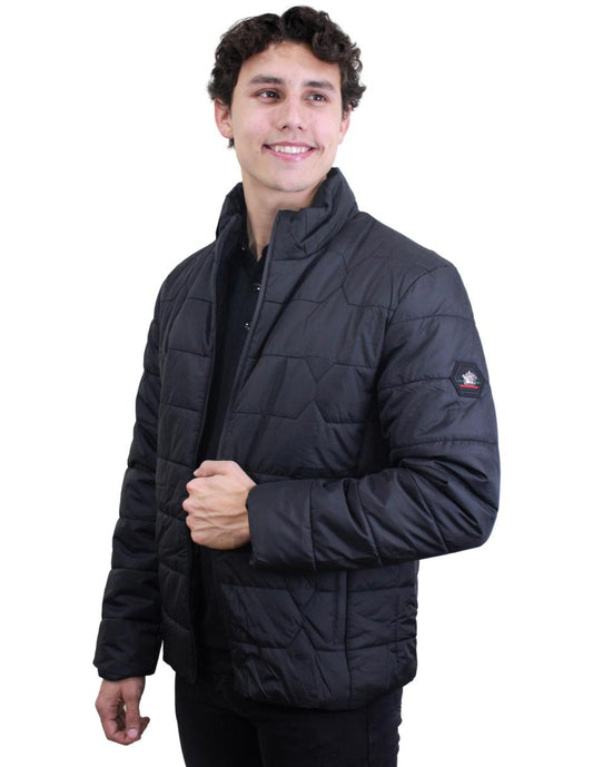 Chamarra para Hombre marca Moderno MJJT-6008 BLACK