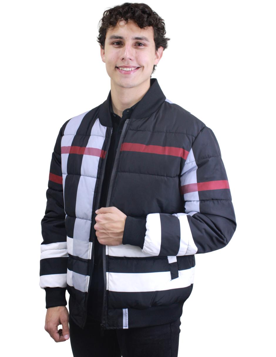 Chamarra para Hombre marca Moderno MJPF-2202 BLACK