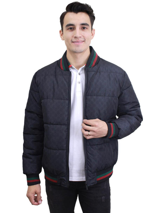 Chamarra para Hombre marca Moderno MJPF-2204 BLACK