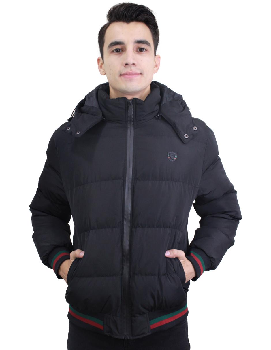 Chamarra para Hombre marca Moderno MJPF-2205 BLACK