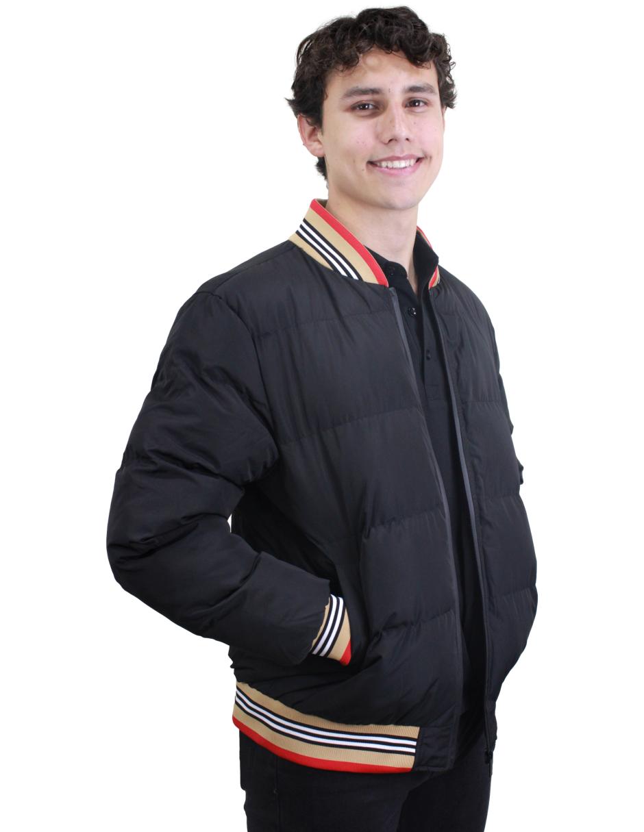 Chamarra para Hombre marca Moderno MJPF-2210 BLACK