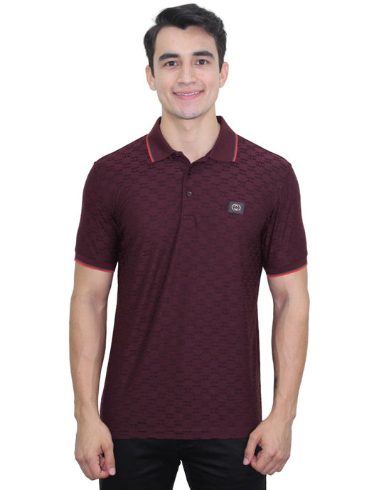 Playera para Hombre Marca PAVINI P-2051-BURGUNDY