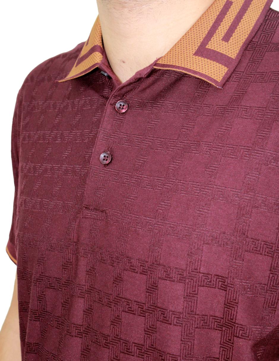 Playera para Hombre Marca PAVINI P-2052-BURGUNDY