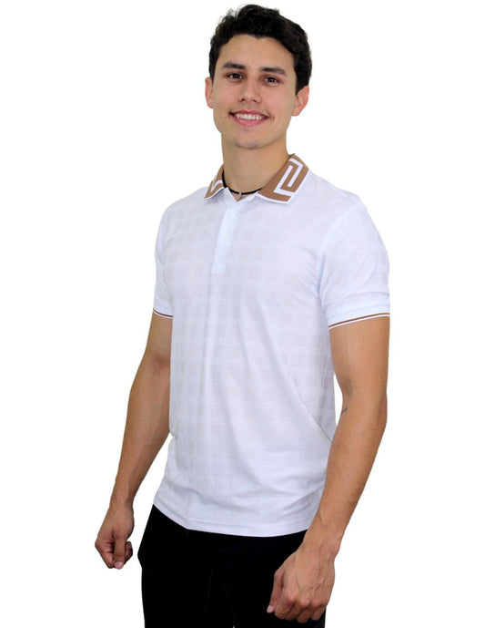 Playera para Hombre Marca PAVINI P-2052-WHITE