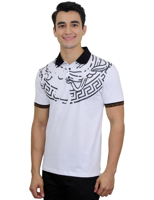 Playera para Hombre Marca PAVINI P-2054-WHITE