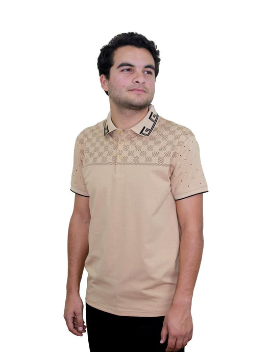 Playera para Hombre Marca PAVINI P-2059-BEIGE