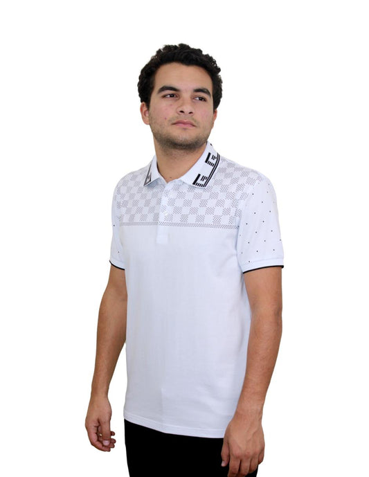 Playera para Hombre Marca PAVINI P-2059-WHITE