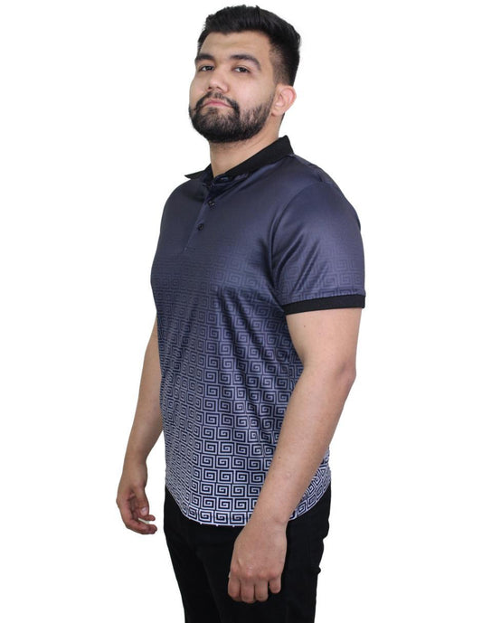 Playera para Hombre Tipo Polo Marca BENZINY PS3004-BLACK