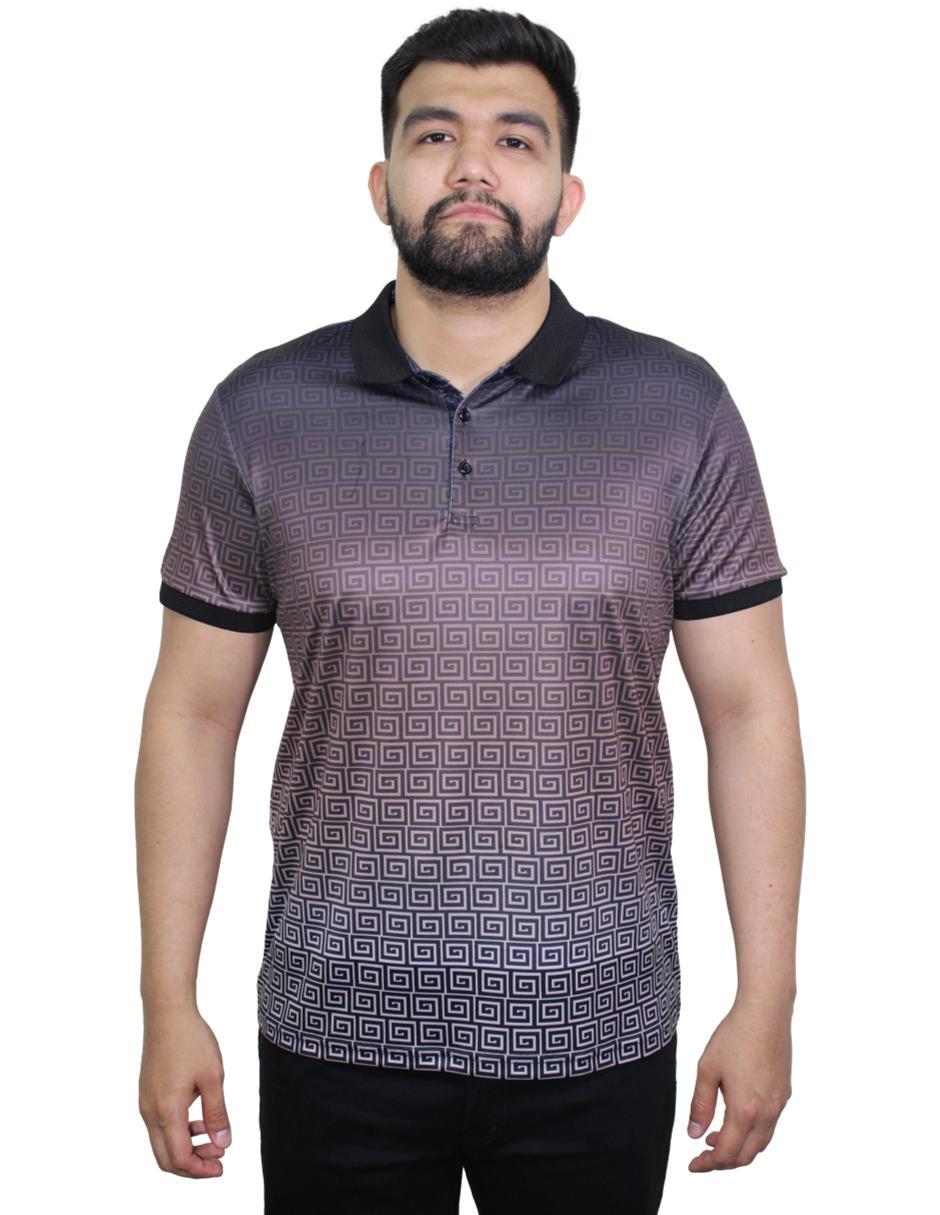 Playera para Hombre Tipo Polo Marca BENZINY PS3004-COFFEE