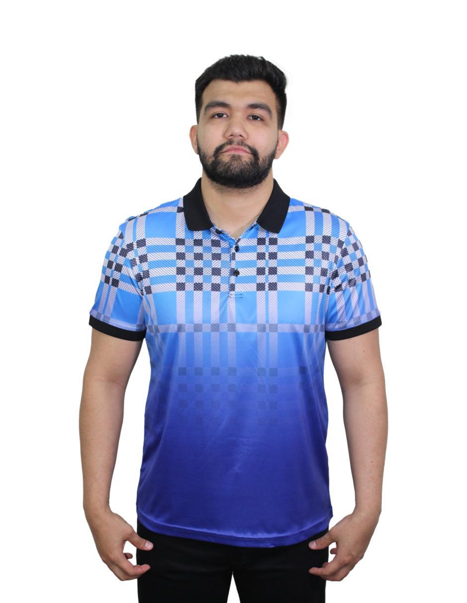 Playera para Hombre Tipo Polo Marca BENZINY PS3007-ROYAL