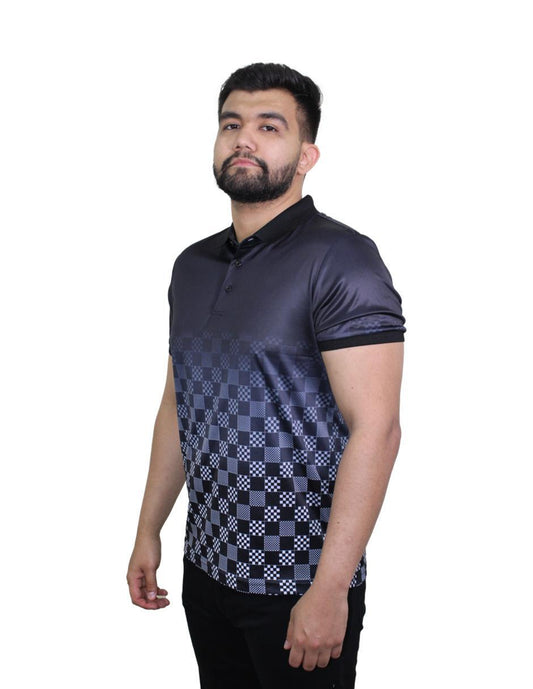 Playera para Hombre Tipo Polo BENZINY PS3013-BLACK