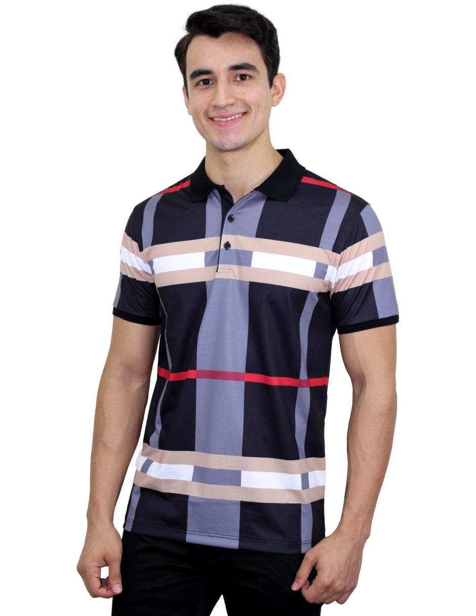 Playera para Hombre Marca PAVINI PT-993-BLACK