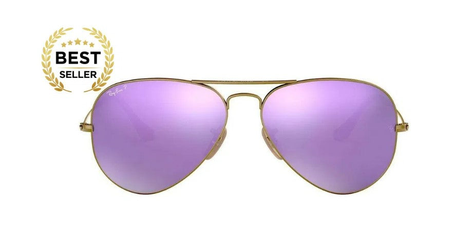 Lente de Sol para Hombre Ray-Ban Aviator RB3025 PURP