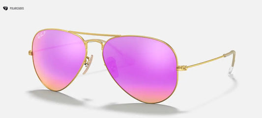 Lente de Sol Ray-Ban Aviator RB3026 PINK