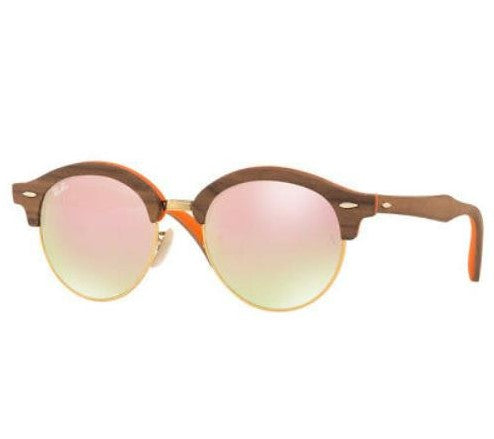 Lentes de sol Ray-Ban Club Cooper RB4246M Madera Naranja