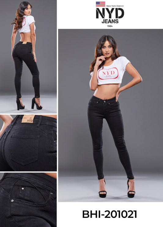 Pantalon para Mujer marca NYD Jeans mezclilla Skinny Stretch BHI-221021