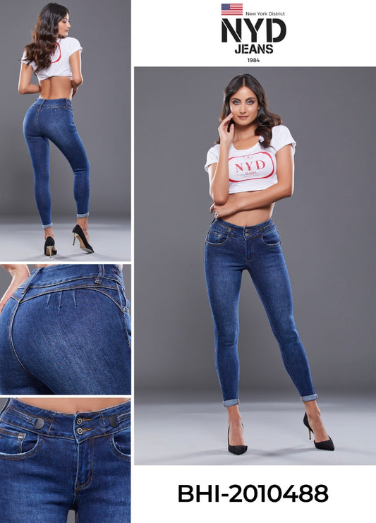 Pantalon para Mujer marca NYD Jeans mezclilla Skinny Stretch BHI-2010488